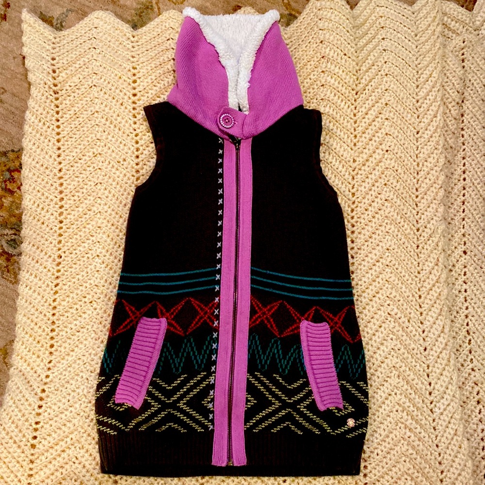 Matilda Jane Sweater Vest Girls Size 10